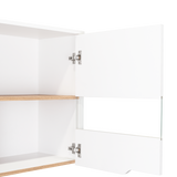 Mueble Superior de Cocina Soler Blanco y Macadamia 100x60cm con Cuatro Puertas - MUEBLES SUPERIORES DE COCINA | Bylmo