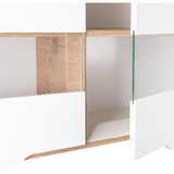 Mueble Superior de Cocina Soler Blanco y Macadamia 100x60cm con Cuatro Puertas - MUEBLES SUPERIORES DE COCINA | Bylmo