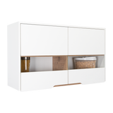 Mueble Superior de Cocina Soler Blanco y Macadamia 100x60cm con Cuatro Puertas - MUEBLES SUPERIORES DE COCINA | Bylmo