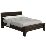 Cama Amat Habano 156.5x95cm para Colchón Doble 140 X 190 Cm con Cabecero y Piecero - CAMAS | Bylmo