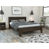 Cama Amat Habano 156.5x95cm para Colchón Doble 140 X 190 Cm con Cabecero y Piecero - CAMAS | Bylmo