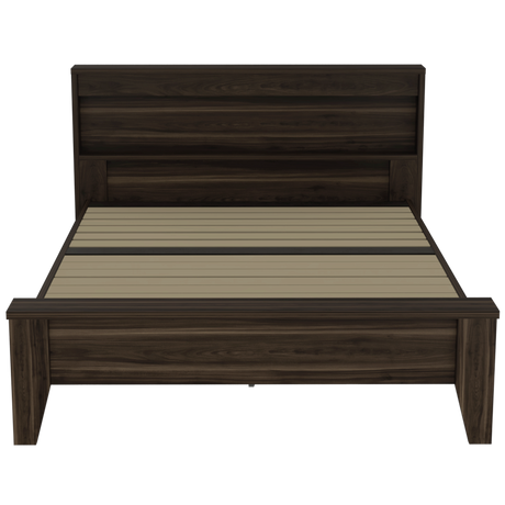 Cama Amat Habano 156.5x95cm para Colchón Doble 140 X 190 Cm con Cabecero y Piecero - CAMAS | Bylmo