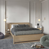 Cama Vance Fresno Europeo 179.9x86.6cm para Colchón Doble 140 X 190 Cm con Cabecero y Piecero - CAMAS | Bylmo