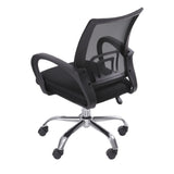 Set x 2 Sillas de Oficina Tok Negro 57x52cm Reclinable y Giratoria con Ruedas - SILLAS DE OFICINA | Bylmo