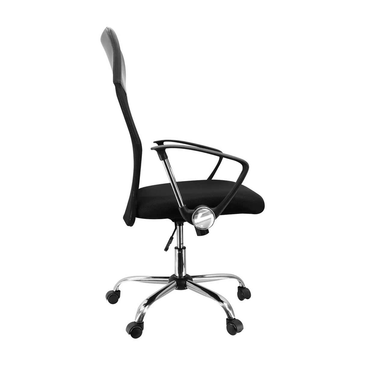 Silla de Oficina Chicago Negro 62x47cm Reclinable y Giratoria con Ruedas - SILLAS DE OFICINA | Bylmo