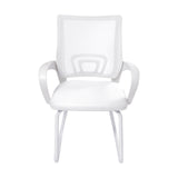Silla de Oficina Tok Blanco 61.5x49cm de Base Fija - SILLAS DE OFICINA | Bylmo