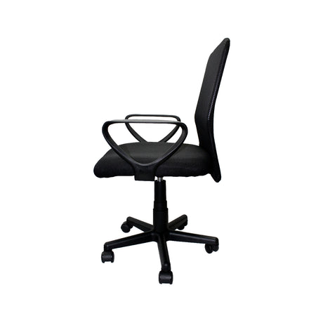 Silla de Oficina Dublin Negro 61x48cm Reclinable y Giratoria con Ruedas - SILLAS DE OFICINA | Bylmo