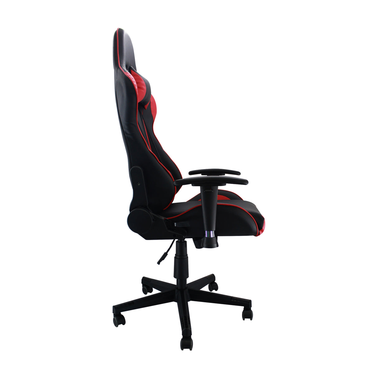 Silla Gamer F16 Rojo 65x57cm Reclinable y Giratoria con Ruedas - SILLAS DE OFICINA | Bylmo