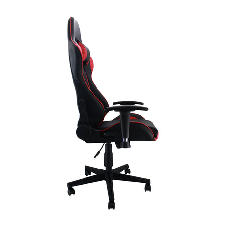 Silla Gamer F16 Rojo 65x57cm Reclinable y Giratoria con Ruedas - SILLAS DE OFICINA | Bylmo