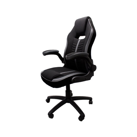 Silla Gamer Topgun Gris 63x58cm Reclinable y Giratoria con Ruedas - SILLAS DE OFICINA | Bylmo