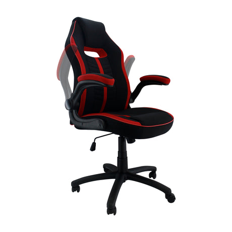 Silla Gamer Topgun Rojo 63x58cm Reclinable y Giratoria con Ruedas - SILLAS DE OFICINA | Bylmo