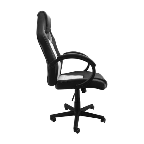 Silla Gamer Raptor Blanco 60x51cm Reclinable y Giratoria con Ruedas - SILLAS DE OFICINA | Bylmo