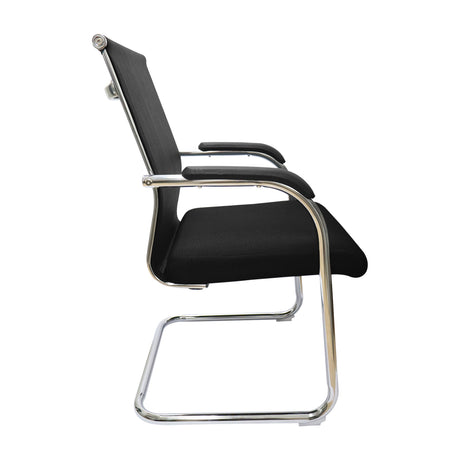 Silla de Oficina Roma Negro 55.5x63cm de Base Fija - SILLAS DE OFICINA | Bylmo