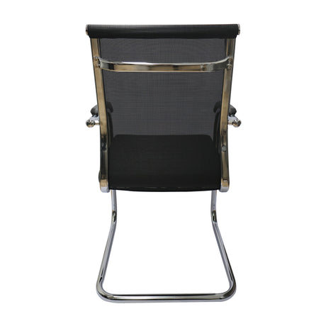Silla de Oficina Roma Negro 55.5x63cm de Base Fija - SILLAS DE OFICINA | Bylmo