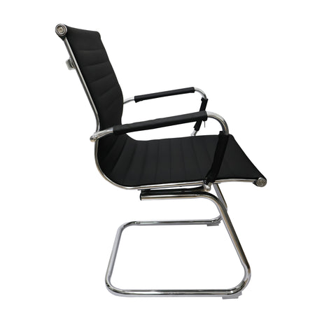 Silla de Oficina Esterilla Negro 56x60cm de Base Fija - SILLAS DE OFICINA | Bylmo