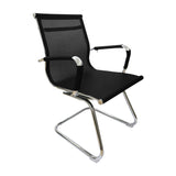 Silla de Oficina Esterilla Negro 54.5x55cm de Base Fija - SILLAS DE OFICINA | Bylmo