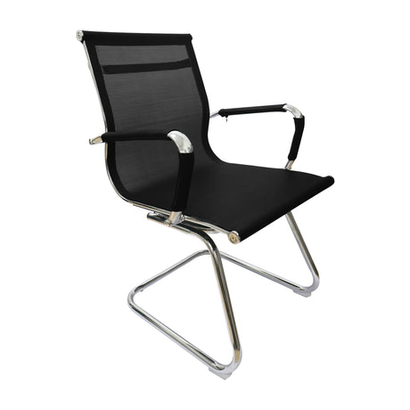 Silla de Oficina Esterilla Negro 54.5x55cm de Base Fija - SILLAS DE OFICINA | Bylmo