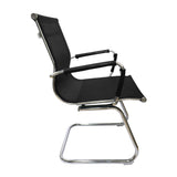 Silla de Oficina Esterilla Negro 54.5x55cm de Base Fija - SILLAS DE OFICINA | Bylmo