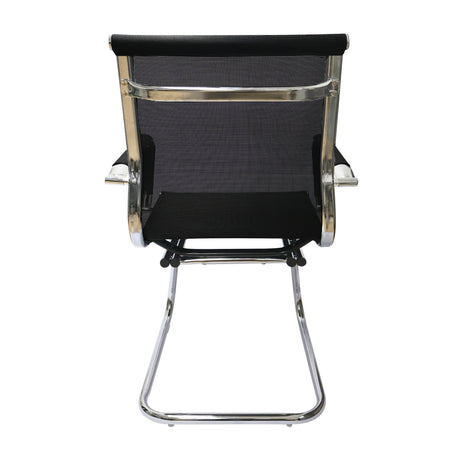 Silla de Oficina Esterilla Negro 54.5x55cm de Base Fija - SILLAS DE OFICINA | Bylmo