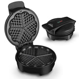 Waflera Negro 18.5x8cm de Un Puesto con Luz Indicadora - SANDUCHERAS Y WAFLERAS | Bylmo