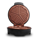 Waflera Negro y Cobre 18.5x8cm de Un Puesto con Luz Indicadora - SANDUCHERAS Y WAFLERAS | Bylmo