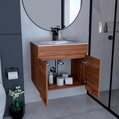 Mueble para Lavamanos Aluvia Gales 59.6x55.5cm Flotante con Lamvamanos - MUEBLES PARA LAVAMANOS | Bylmo