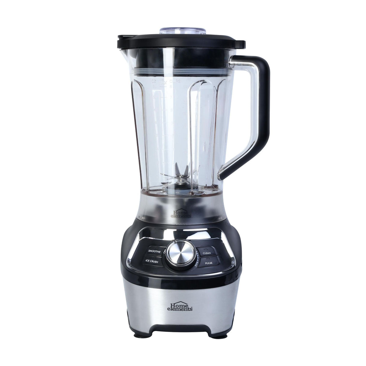 Licuadora Maxi Power Negro y Plateado 21.5x44cm De Seis Aspas y 1.8 Litros - LICUADORAS Y PROCESADORES | Bylmo