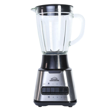 Licuadora Extra Power Negro y Plateado 18.5x39cm De Seis Aspas y 1.5 Litros - LICUADORAS Y PROCESADORES | Bylmo