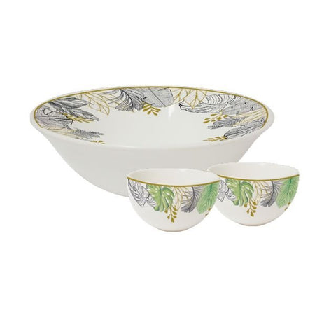 Juego De Vajillas 3 Piezas Multicolor 27x26cm Circular Para Un Puesto - VAJILLA | Bylmo