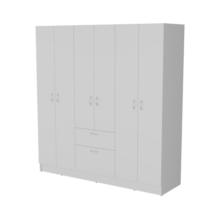 Closet Mitu Blanco 162x170cm Con Un Cajón y Nueve Compartimientos - CLOSETS | Bylmo