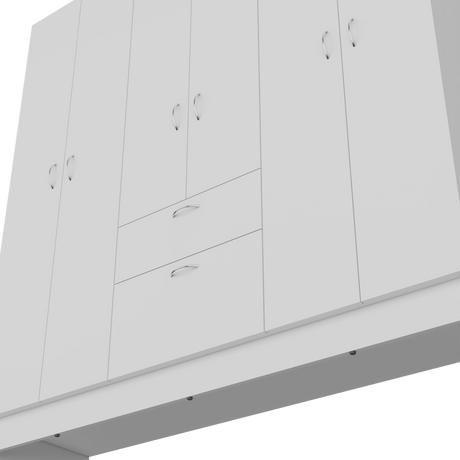 Closet Mitu Blanco 162x170cm Con Un Cajón y Nueve Compartimientos - CLOSETS | Bylmo