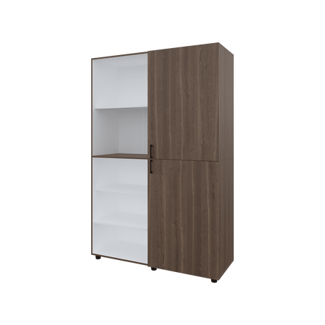 Closet Eco Milan Y Blanco 120x184cm Con Siete Compartimientos - CLOSETS | Bylmo