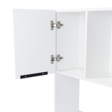 Alacena Oshawa Blanco 54x160cm Con Tres Puertas - ALACENAS Y MUEBLES MICROONDAS | Bylmo