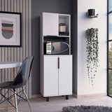 Alacena Oshawa Blanco 54x160cm Con Tres Puertas - ALACENAS Y MUEBLES MICROONDAS | Bylmo