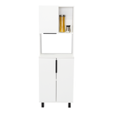 Alacena Oshawa Blanco 54x160cm Con Tres Puertas - ALACENAS Y MUEBLES MICROONDAS | Bylmo