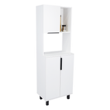 Alacena Oshawa Blanco 54x160cm Con Tres Puertas - ALACENAS Y MUEBLES MICROONDAS | Bylmo