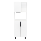 Alacena Oshawa Blanco 54x160cm Con Tres Puertas - ALACENAS Y MUEBLES MICROONDAS | Bylmo