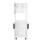 Alacena Oshawa Blanco 54x160cm Con Tres Puertas - ALACENAS Y MUEBLES MICROONDAS | Bylmo
