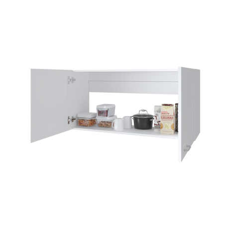 Mueble Superior de Cocina Zurich Blanco 100x49cm con Dos Puertas - MUEBLES SUPERIORES DE COCINA | Bylmo
