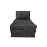 Silla Poltrona Reclinable Dorian Negro 100x75cm de Un Puesto con Bolsillos y Reposapiés - SOFAS Y POLTRONAS | Bylmo