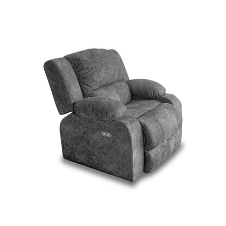 Silla Poltrona Reclinable Manual Reclinomatic Grafito 90x102cm con Reposapiés - SOFAS Y POLTRONAS | Bylmo