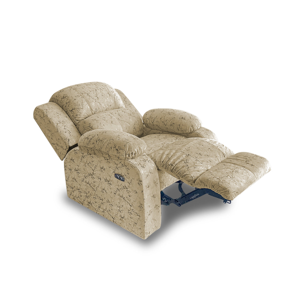 Silla Poltrona Reclinable Eléctrica Reclinomatic Beige 90x102cm con Reposapiés - SOFAS Y POLTRONAS | Bylmo