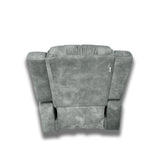 Silla Poltrona Reclinable Eléctrica Reclinomatic Gris 90x102cm con Reposapiés - SOFAS Y POLTRONAS | Bylmo