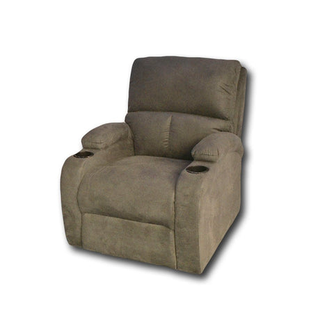 Silla Poltrona Reclinable Manual Reclinomatic Eco Cafe 77x90cm con Reposapiés y con Portavasos - SOFAS Y POLTRONAS | Bylmo