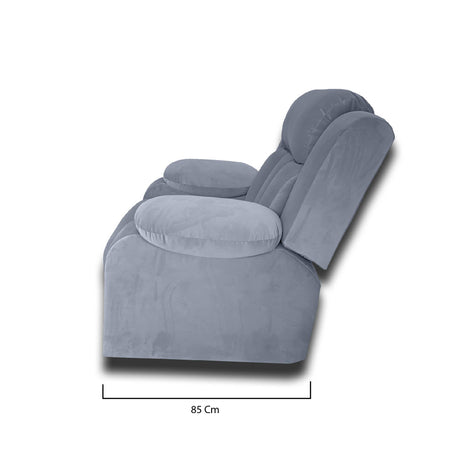 Silla Poltrona Reclinable Eléctrica Reclinomatic Paradise Gris 90x105cm - SOFAS Y POLTRONAS | Bylmo