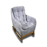 Poltrona Mecedora Paris Gris 68x102cm de Un Puesto - SOFAS Y POLTRONAS | Bylmo