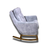 Poltrona Mecedora Paris Gris 68x102cm de Un Puesto - SOFAS Y POLTRONAS | Bylmo