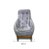 Poltrona Mecedora Paris Gris 68x102cm de Un Puesto - SOFAS Y POLTRONAS | Bylmo