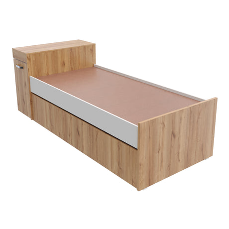 Cama Nido Lia Duna 96x83cm con Escritorio para Cama Sencilla y sin Colchones - CAMAS | Bylmo