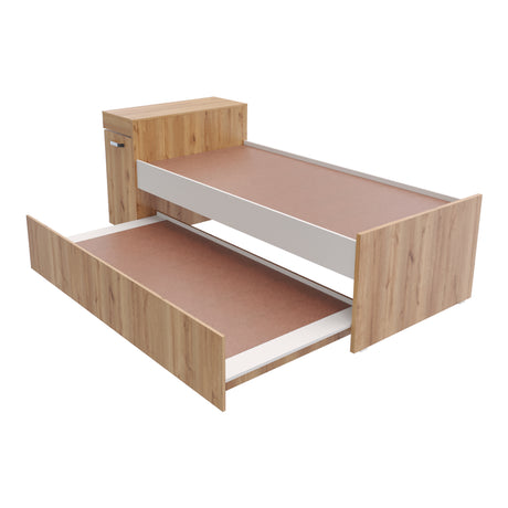 Cama Nido Lia Duna 96x83cm con Escritorio para Cama Sencilla y sin Colchones - CAMAS | Bylmo